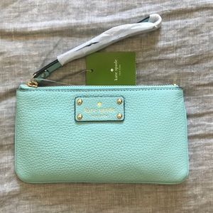 Teal Kate Spade Wristlet